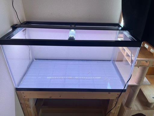 GEX ガラス水槽 900×450×450 ※引取限定