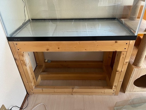 GEX ガラス水槽 900×450×450 ※引取限定
