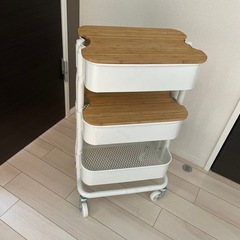 IKEA ロースフルト　ワゴン　蓋2つ付き