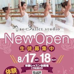 NEW OPEN!! 日暮里のバレエ教室🩰少人数制でアットホーム...