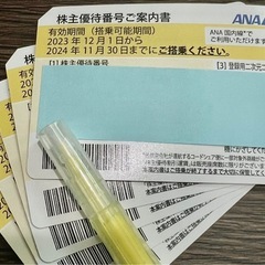 ✨全日空ＡＮＡの株主優待券１枚✨ お近くまで配達も相談可