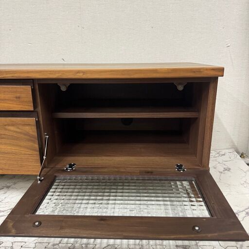  19276   両側フラップ扉テレビ台　幅150 テレビボード  ◆大阪市内・東大阪市他 6,000円以上ご購入で無料配達いたします