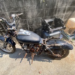 【決まりました】バイク、バイクフレーム、廃棄物、鉄屑