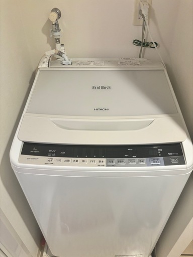 【取引中】\nHITACHI  BEATWASH 洗濯機8kg BW-V80A