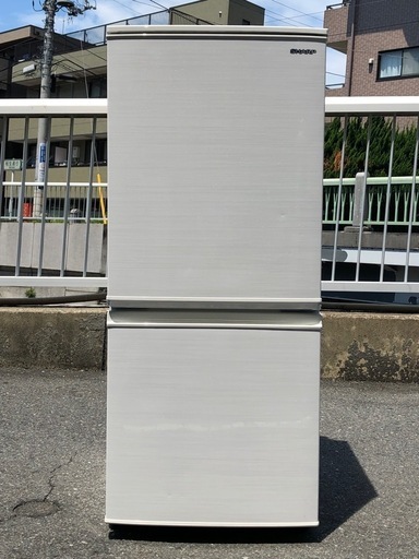 (ジM-75)SALE‼️¥17,600(税込) SHARP ノンフロン冷凍冷蔵庫 SJ-D14F-W　2020年製