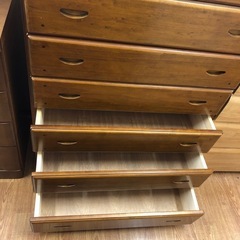 ハイチェスト ナチュラル7段8杯 ブラウン【取りに来れる方限定！】