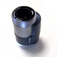 MINOX 単眼鏡 #62206 MS 8X25 8倍25口径マクロスコープ シルバー の画像