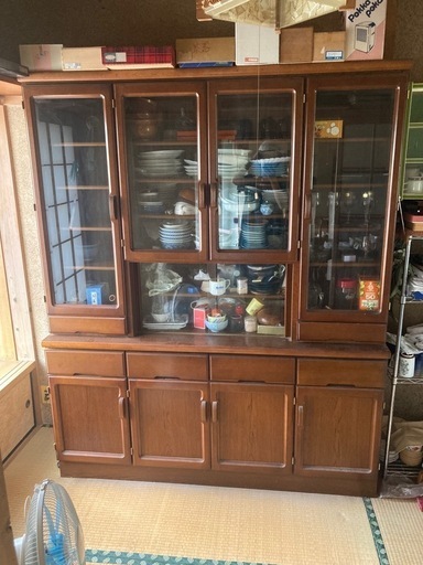 食器棚　☆大型家具まとめ売り割あります