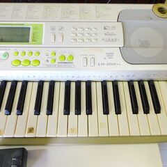 CASIO カシオ 光ナビゲーション キーボード LK-202TVの画像