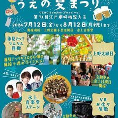 今日上野夏祭り　Ueno summer festival