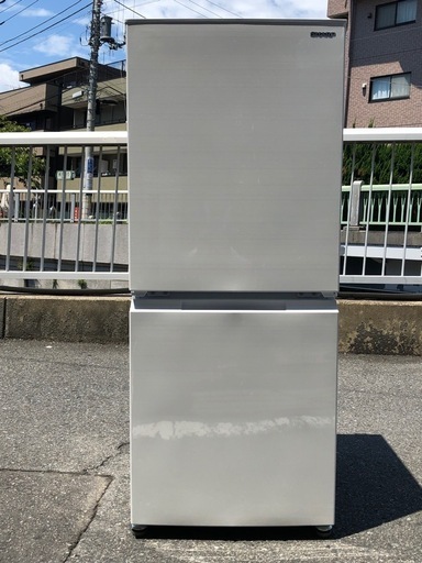 (ジM-76)SALE‼️¥20,900(税込) SHARP ノンフロン冷凍冷蔵庫 SJ-D15G-W 2021年製