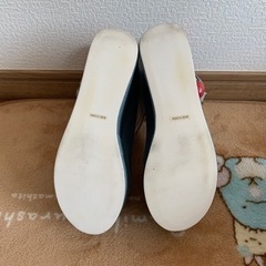 チェリー付 厚底パンプス Lサイズの画像