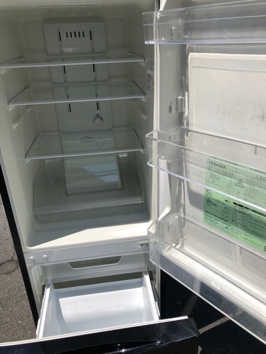 (ジM-77)SALE‼️¥16,500(税込) TOSHIBA ノンフロン冷凍冷蔵庫 GR-R15BS(K)2020年製