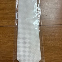 差し上げます！慶事用ネクタイ２本　ホワイトの画像