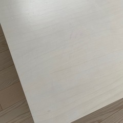 ホワイトウォッシュ　ローテーブルの画像