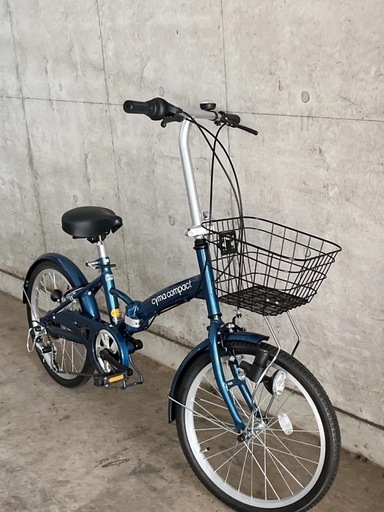 cyma compact ライト付 折りたたみ自転車 20インチ 外装6段変速