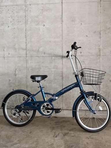 cyma compact ライト付 折りたたみ自転車 20インチ 外装6段変速