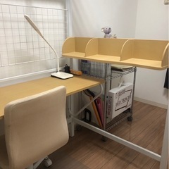 【取引終了】ロフトベッド（簡易机付き）