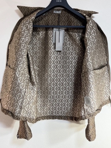 【新品未使用品】DIOR CDダイヤモンド ジップアップブルゾン 50（Lサイズ）