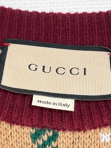 GUCCI グッチ GG柄ニットワンピース Sサイズ