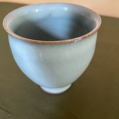青磁器　陶器　湯呑みの画像