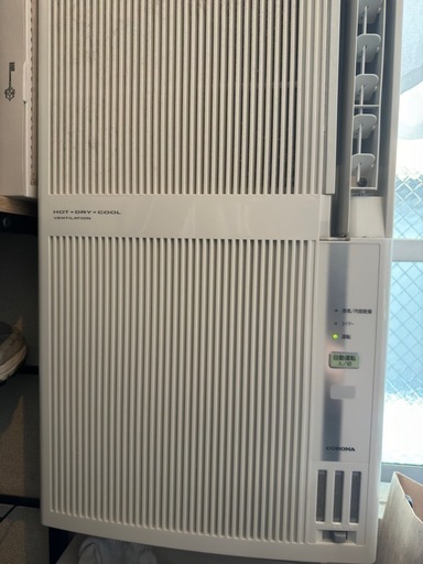 冷暖房　窓型エアコン　CORONA