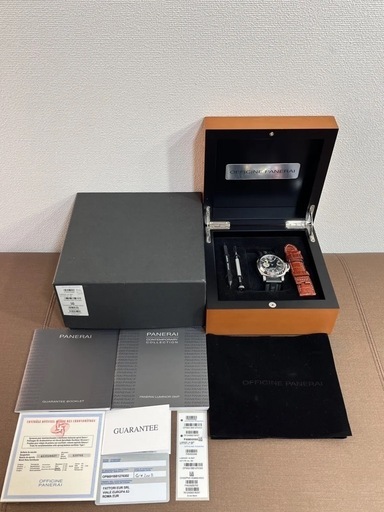 パネライ PANERAI PAM00088 ルミノール GMT デイト スモールセコンド 自動巻き メンズ 箱付き