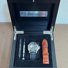 パネライ PANERAI PAM00088 ルミノール GMT デイト スモールセコンド 自動巻き メンズ 箱付きの画像