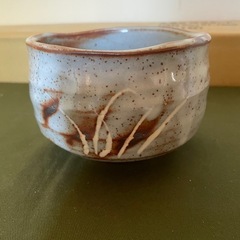 茶碗　『美濃焼』『秀山窯造』『紅志野茶碗』　抹茶碗　　茶道具