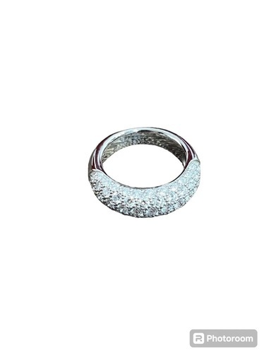 カルティエ Cartier ミミスター パヴェダイヤモンド リング #47 Au750