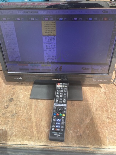 日立　19型　液晶テレビ　　　外付けHDD対応
