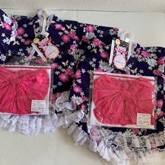 新品未使用 子供用  ゆかた 浴衣ドレス 祭り 花火大会 子供 ...