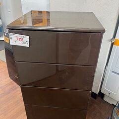 リサイクルショップどりーむ天保山店　No14132　タンス　コンパクトサイズ　ダークブラウンの画像