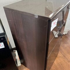 リサイクルショップどりーむ天保山店　No14132　タンス　コンパクトサイズ　ダークブラウンの画像