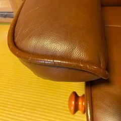 1人用リクライニングソファーですの画像