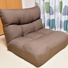 ニトリ つながるポケットコイル座椅子 レガ 茶色 の画像