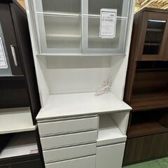 【ドリーム川西店御来店限定】 ニトリ 2枚扉オープンボード ホワイト H2000×W900×D510 クリーニング済み 【2001246255600647】