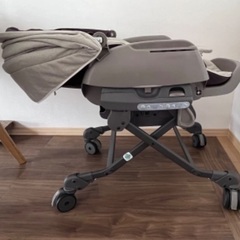 ネムリラ オートスウィングBEDi おやすみドーム EG ヘーゼルベージュ ハイチェアの画像