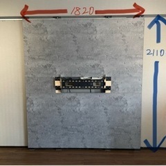 【無料】テレビ壁掛け用セット(エコカラット風/賃貸可)