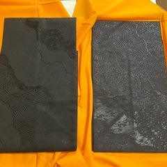 草木染め袷と絽の喪服2着と小物セットの画像
