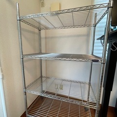 【受渡確約済】アイリスオーヤマ　メタルラック 横90cm 4段　...