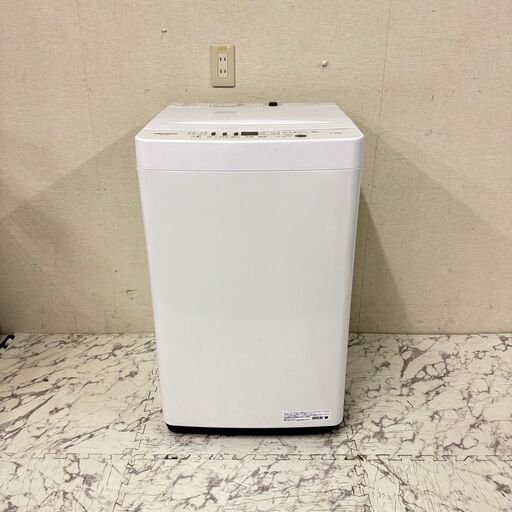 19289  Hisense 一人暮らし洗濯機 2021年製 4.5kg ◆大阪市内・東大阪市他 6,000円以上ご購入で無料配達いたします！◆ ※京都・高槻・枚方方面◆神戸・西宮・尼崎方面◆生駒方面、大阪南部方面　それぞれ条件付き無料配送あり！
