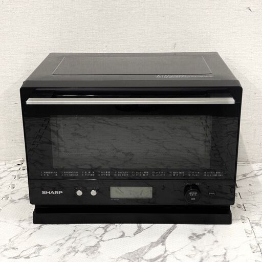 19287  SHARP オーブンレンジ フラットテーブル 2019年製 50/60Hz ◆大阪市内・東大阪市他 6,000円以上ご購入で無料配達いたします！◆ ※京都・高槻・枚方方面◆神戸・西宮・尼崎方面◆生駒方面、大阪南部方面　それぞれ条件付き無料配送あり！