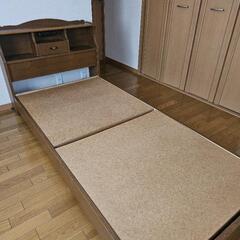 取引中　シングルベッド　マットレス付きの画像