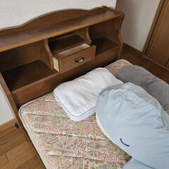 取引中　シングルベッド　マットレス付きの画像