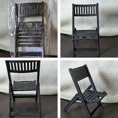 椅子型スマホスタンド（新品）ブラックの画像