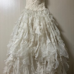 【ウェディングドレス】9号／白／衣装ケース付き