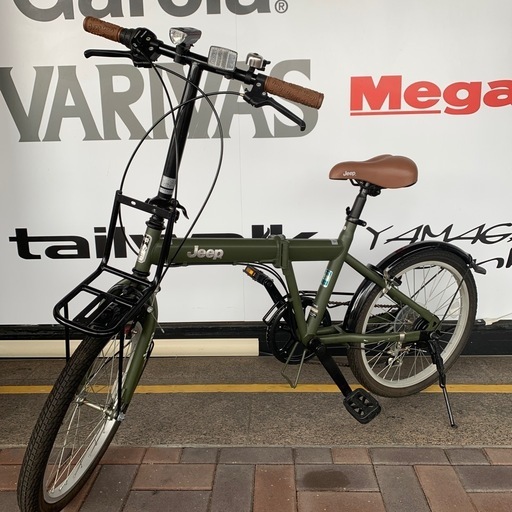 【配送不可】JEEP 折り畳み自転車 JE-206G 20インチ 中古