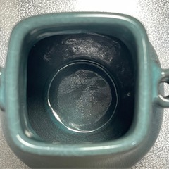 【美品】たち吉 九重青磁耳付　花瓶　壺　木箱入りの画像