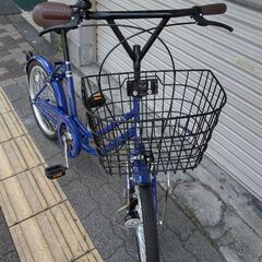 CREEK[クリーク]20吋 コンパクト自転車 シングル/ブルーの画像